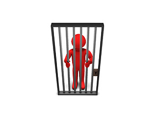 Image showing 3D Person as Prisoner