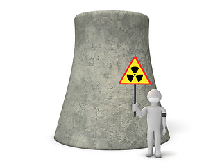 Image showing Danger Nuclear Power