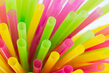 Image showing Drinking straws