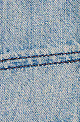 Image showing Demin fabric texture