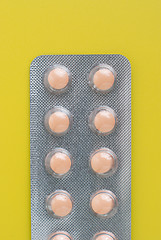 Image showing Macro view of medical pills