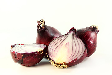 Image showing red onions