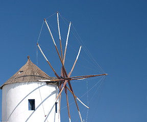 Image showing Santorini windmill