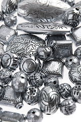 Image showing silver beads