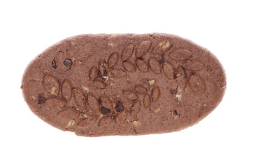 Image showing Cookie with nuts and chocolate