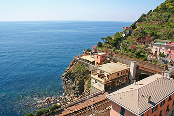 Image showing Italy. Cinque Terre. Village of Riomaggiore