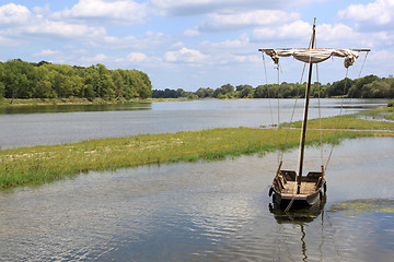 Image showing boat on a river