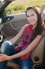 Image showing Beautiful brunette woman