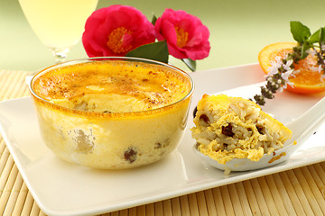 Image showing Baked Rice Custard