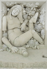 Image showing Sand sculpture Nitra Slovakia