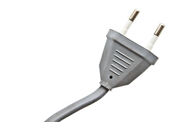 Image showing Gray electric plug 