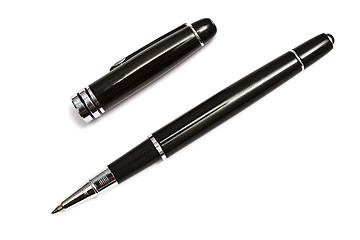 Image showing Black Ballpoint Pen 