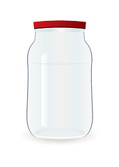 Image showing Jam jar empty