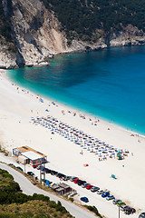 Image showing Myrtos beach, Kefalonia