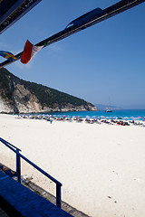 Image showing Myrtos beach, Kefalonia