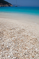 Image showing Myrtos beach, Kefalonia