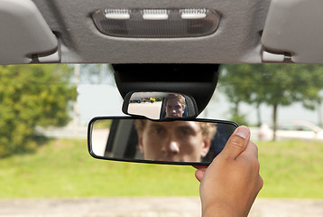 Image showing Rear view mirror