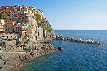 Image showing Italy. Cinque Terre region. Manarola village 