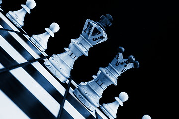 Image showing chess conflict