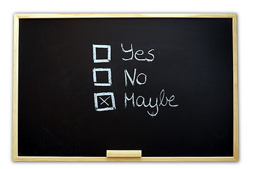 Image showing vote yes or no