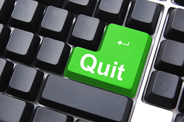 Image showing quit