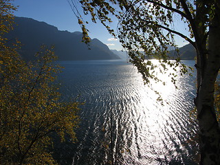 Image showing Lusterfjord Norway