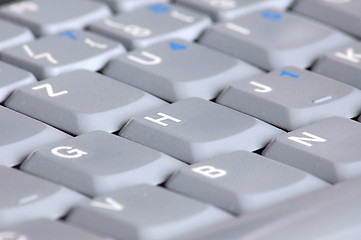 Image showing keyboard of laptop computer