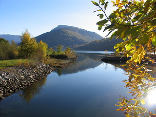 Image showing Autumn in Sogn, Norway