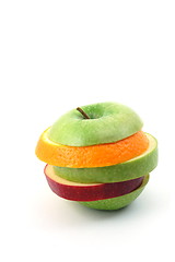 Image showing Apple on white background