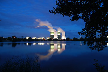 Image showing industry at night