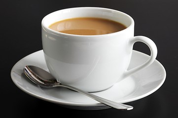 Image showing cup of coffee and copyspace