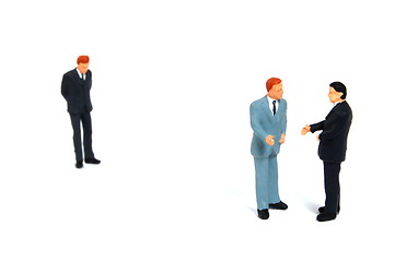 Image showing business people on white background
