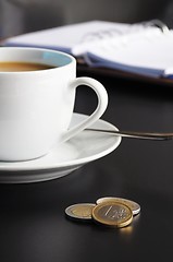 Image showing coffee organizer on a table 