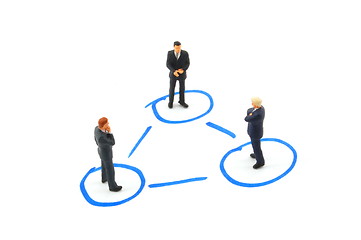 Image showing networking business people