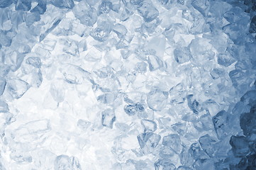Image showing abstract blie ice background