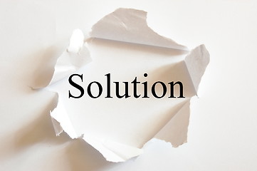 Image showing business solution