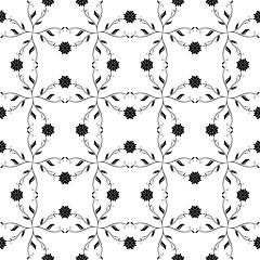 Image showing Seanless floral pattern