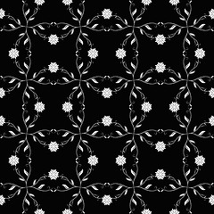 Image showing Seanless floral pattern