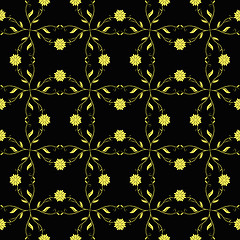 Image showing Seanless floral pattern