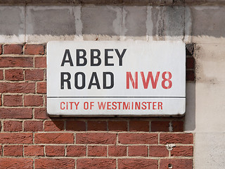 Image showing Abbey Road, London, UK