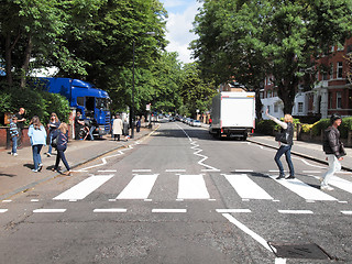 Image showing Abbey Road, London, UK