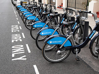 Image showing Cicle Hire, London