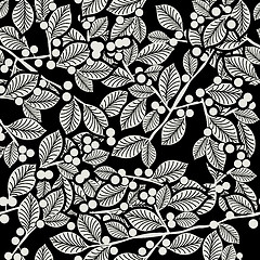 Image showing Seamless floral wallpaper 