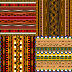 Image showing Decorative African patterns