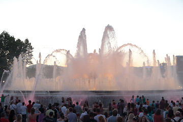 Image showing Barcelona Font Magica or Magic Fountain