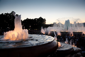 Image showing Barcelona Font Magica or Magic Fountain