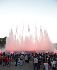 Image showing Barcelona Font Magica or Magic Fountain