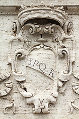 Image showing Rome SPQR