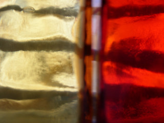 Image showing Gold Red Glass