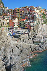 Image showing Italy. Cinque Terre region. Manarola village 